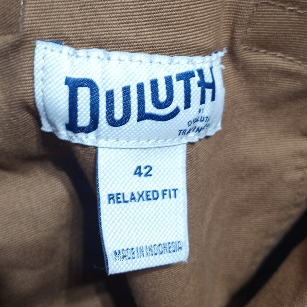 Duluth Trading Co Men's Flex Fire Hose Brown Cargo Shorts Size 42 Inseam 9" - Picture 5 of 7